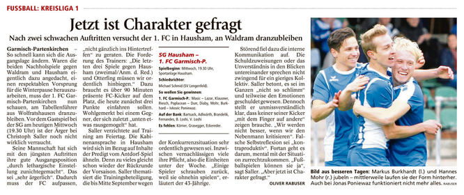 Ga-Pa Tagblatt vom 02.11.2016