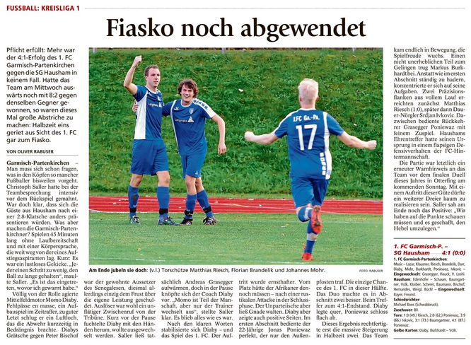 Ga-Pa Tagblatt vom 07.11.2016