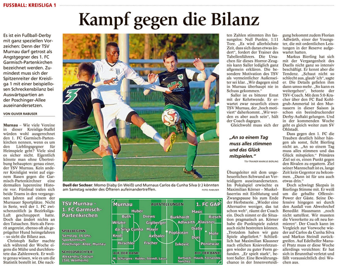 Ga-Pa Tagblatt vom 08.10.2016