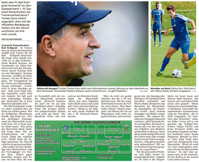 Ga-Pa Tagblatt vom 15.10.2016