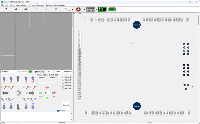 SMALLSMT VisionPlacer V3 Feeder view
