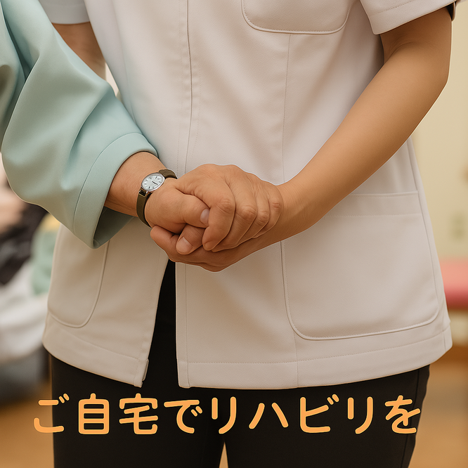 訪問マッサージの様子