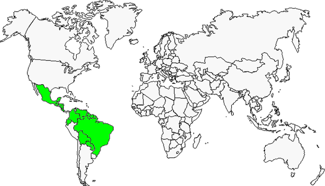 Répartition du Jaguar