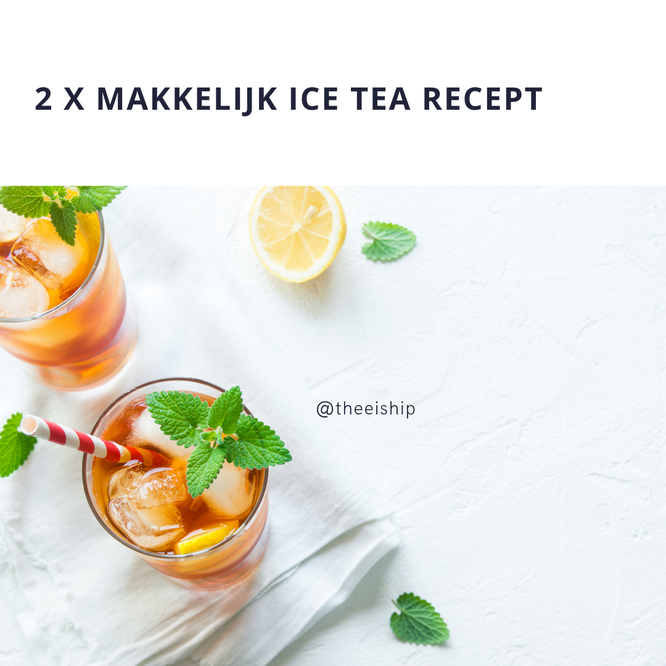 Ice tea recept by Thee is Hip!