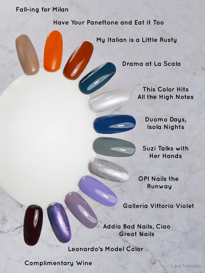 OPI • Muse of Milan Collection (fall/winter 2020)