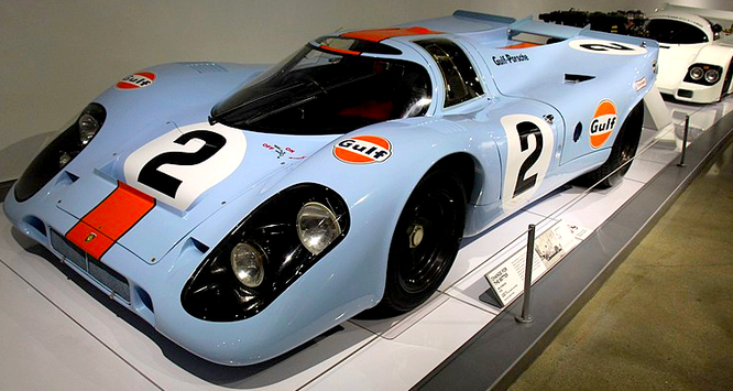Porsche 917K Gulf Sports by Sicnag 2018 at the Petersen Museum, Los Angeles