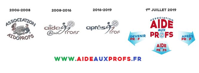 les étapes de développement de l'association Aide aux Profs depuis juillet 2006