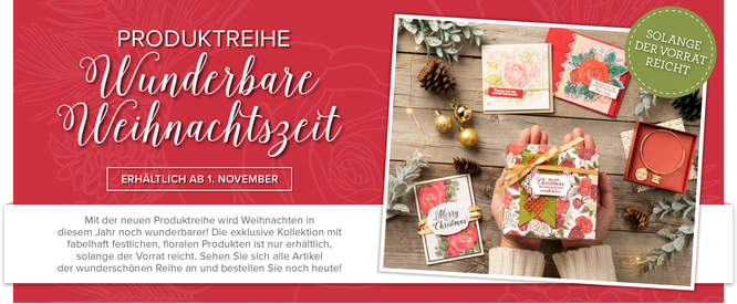 Produktreihe Wunderbare Weihnachtszeit-stampin up