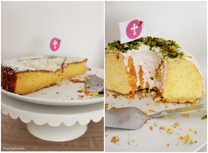 Bild: Kuchen für die Taufe, gefunden auf Partystories.de