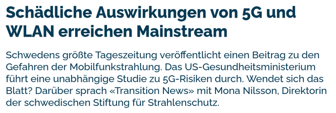 Bildquelle: Bildschirmfoto | Link führt zu Transition-News