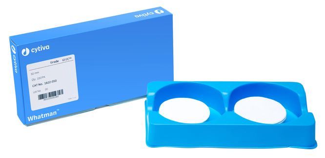 Papel fibra de vidrio Grado GF/C Cytiva Whatman