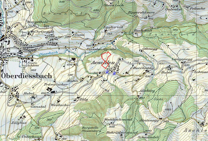 Lageplan Aeschlen