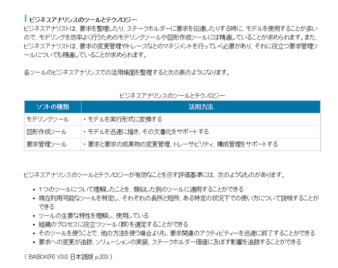 PDU取得シリーズeラーニング 要求定義 学習の流れ 第7章イメージ