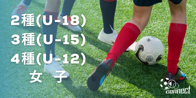 北海道　札幌市　サッカー試合結果速報サイト　コネクト　2種U-18　3種U-15　4種U-12 女子に対応