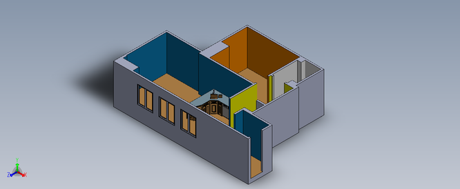 Assembly made in solidworks