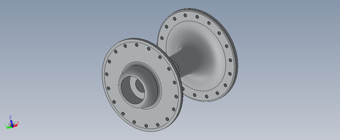 Disco de bicicleta hecho en Solidworks