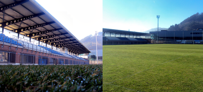 Campo de fútbol de Loinaz, lugar donde se desarrollará el triangular. Fotos: www.beasainke.com