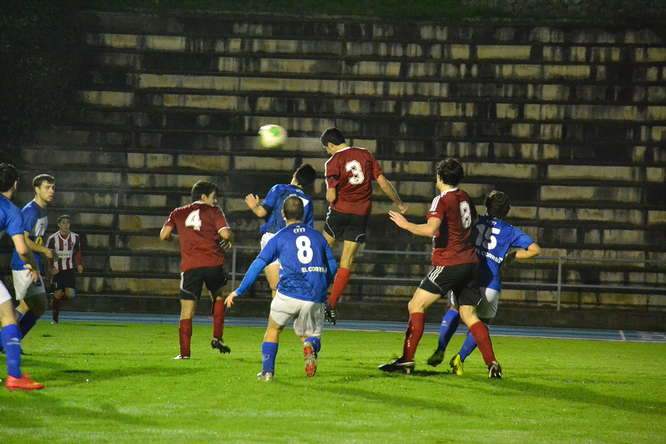 En el partido de la primera vuelta el Laudio superó por 2-0 a los colegiales.