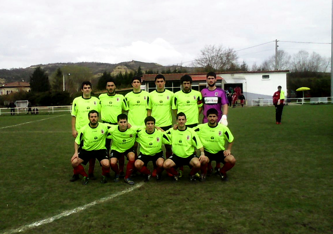 Once inicial del Laudio ayer en Treviño. Foto: Joseba Cascallana.