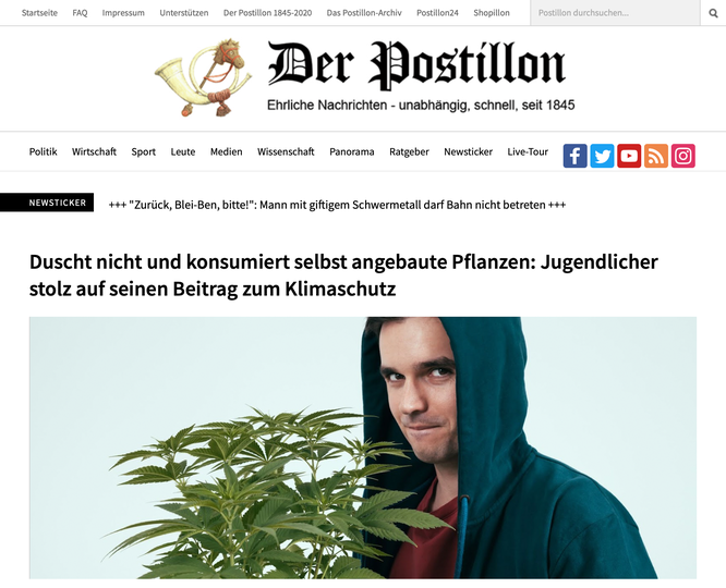 Ein weiterer Beleg für die Regierungsbeteiligung: Die stümperhaft zusammengefrickelte Homepage im Design "Neuland"