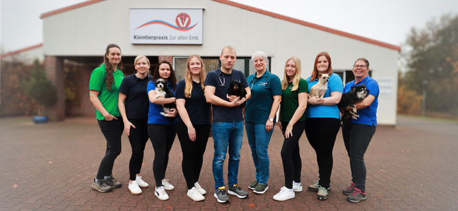 dierenarts net over de grens: Kleintierpraxis Zur Alten Ems in Rhede – Duitsland