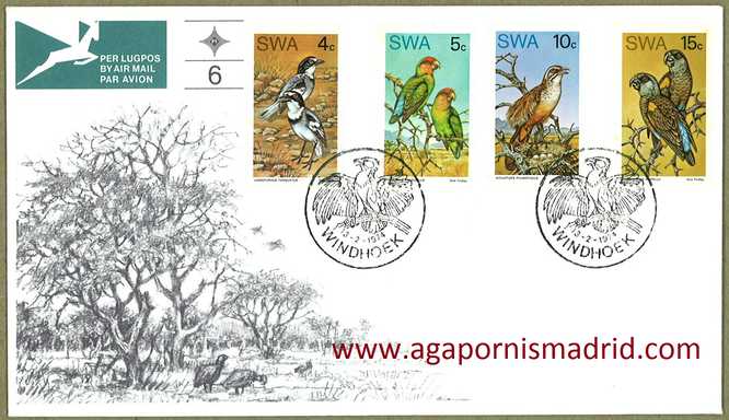 1974 FDC África del Sudoeste