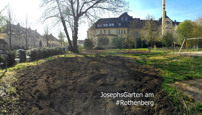 Gartenanlage im Frühjahr 2015 