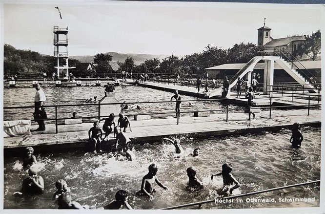 das schwimmbad alte ansichten und korrespondenz aus dem odenwald wir zeigen ansichtskarten briefe rechnungen und alles alte auf papier michelstadt erbach bad konig hochst beerfelden uvm