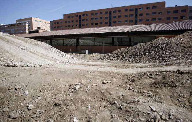 Colegio Carmen Laforet en obras (Imagen: El País)