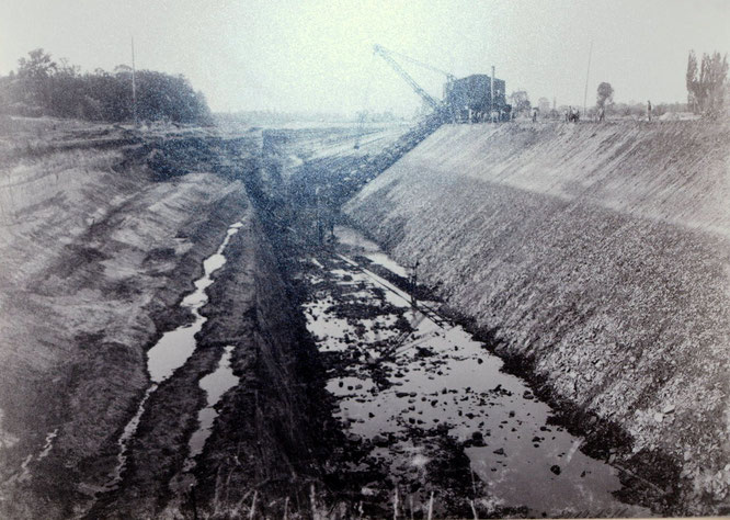 Kanalbau um 1912