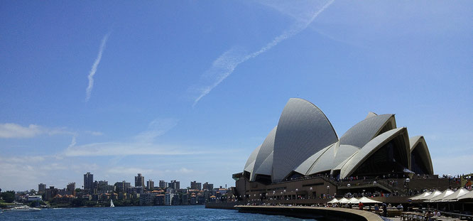 Das am 20. Oktober 1973 offiziell von Königin Elisabeth II eingeweihte Sydney Opera House