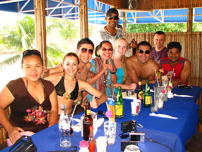 Team lunch in Costa Rica