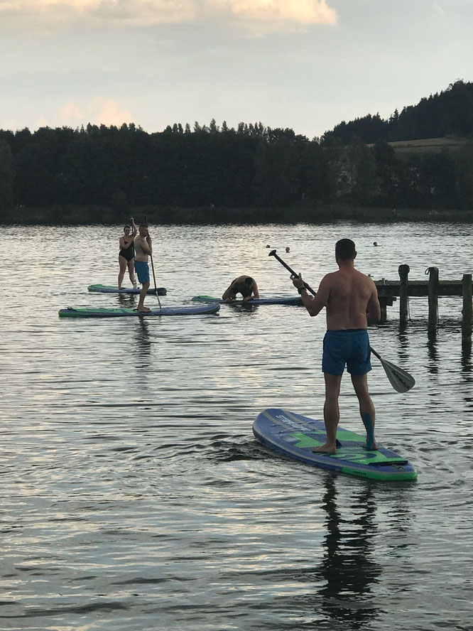 StandUpPaddling am Untreusee Hofer Eishärnla