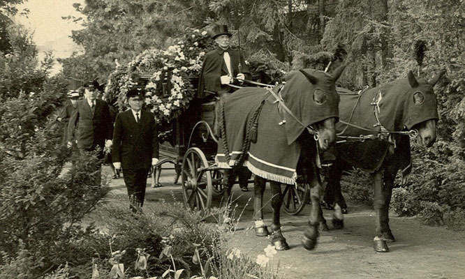 Bestattungen Th. Sommer: Pferdegespann von 1961