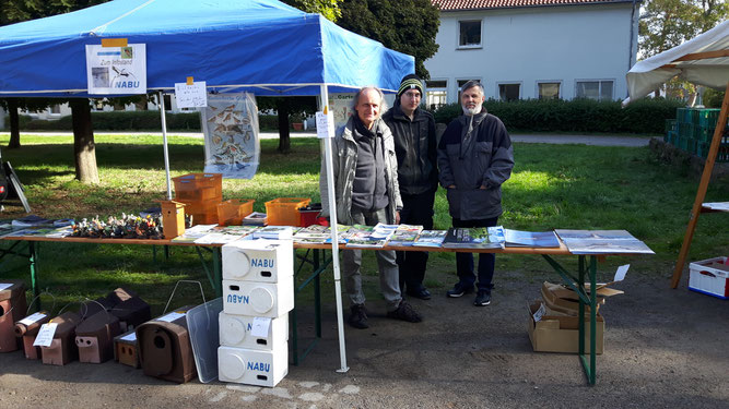 Die Betreuer an unserem Stand waren: N. Lemke, J. Lipps und S. Sallermann (rechts nach links)