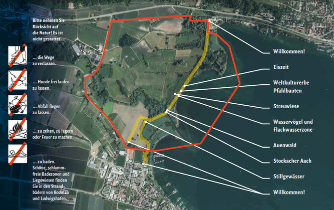 Infopfad Naturschutzgebiet Bodenseeufer Bodman-Ludwigshafen - NABU