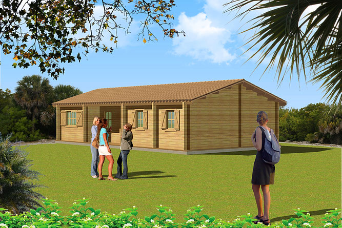 chalet en kit 92 m²