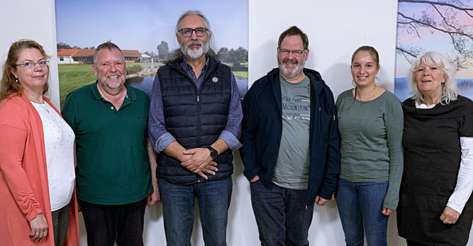 Martina Schwalbe (OG Edemissen), Rüdiger Wohlers (Landesverband Niedersachsen), Hans-Hermann Goetzke (1. Vorsitzender), Mario Thiele (2. Vorsitzender), Nike Freund (OG Edemissen), Petra Krabiell (Schriftführerin)
