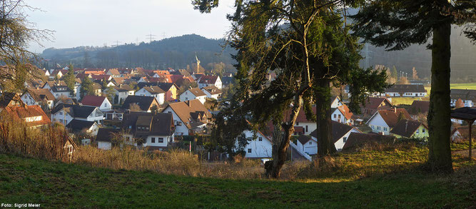 Affoldern - Blick von der "Gelben Seite" aus (Foto: Sigrid Meier)