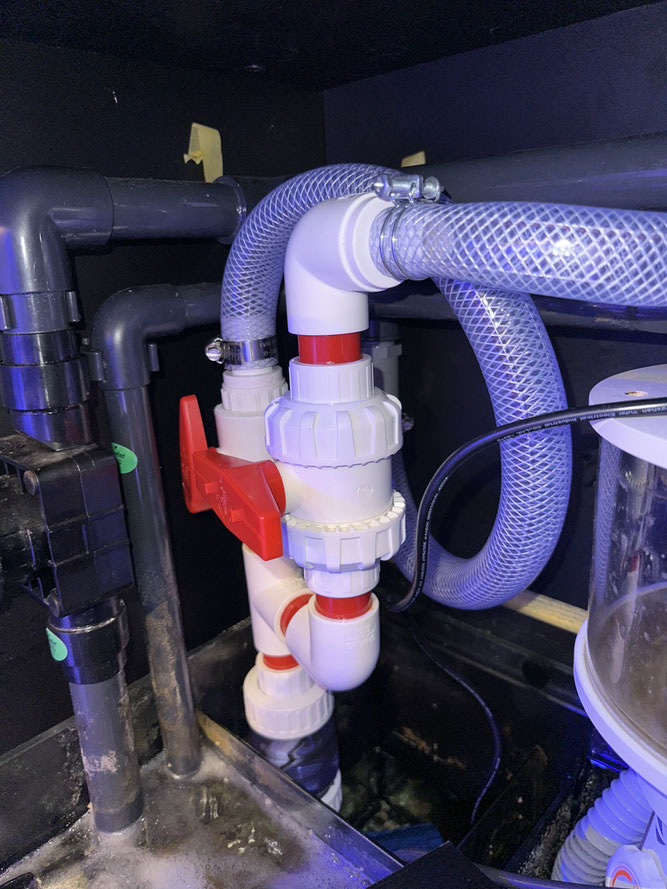 hsbao dcポンプ　レッドシーリーファー　オーバーフロー水槽　　マーフィード　DCポンプ　オーバーフロー水槽用分岐配管