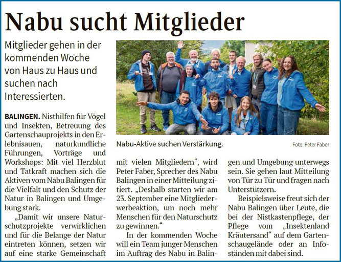 Schwarzwälder Bote Balingen, 18.09.2024