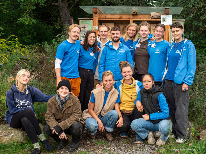 Das neue Team im Projektgebiet auf dem Gartenschaugelände in Balingen - Foto: Peter Faber