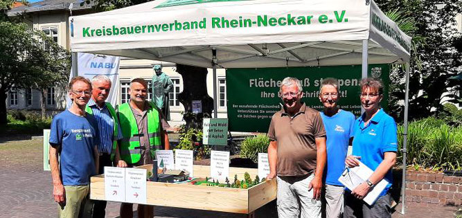 Infostand und Unterschriftenaktion in Heidelberg
