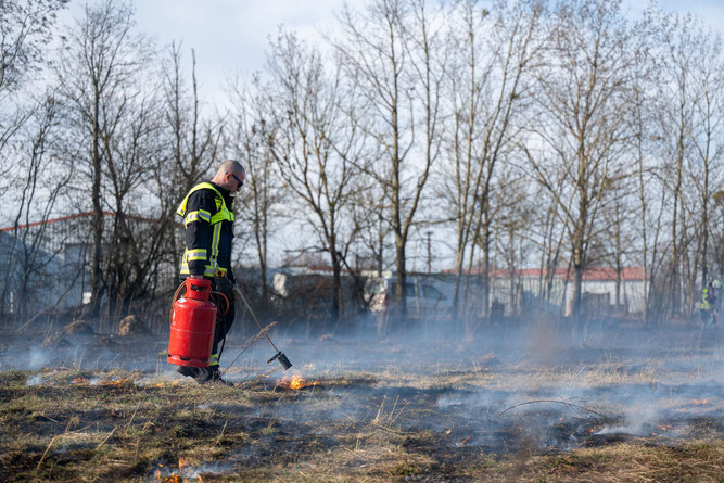 Kontrolliertes Abflammen