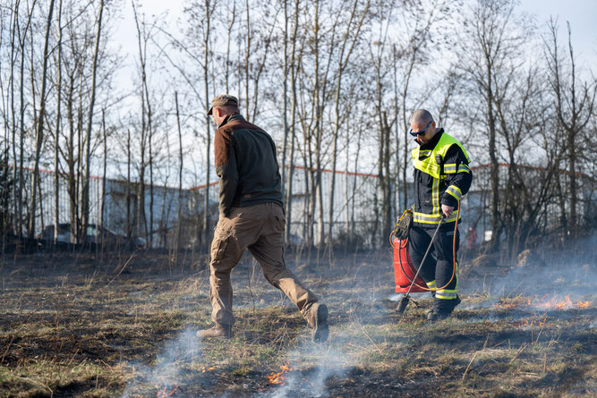 Zusammenarbeit NABU und Feuerwehr Neuenhagen