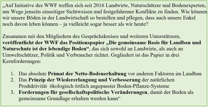 Quelle: https://www.wwf.de/themen-projekte/landwirtschaft/internationale-agrarpolitik/der-boden-der-lebensvielfalt/lebendiger-boden-fuer-landwirtschaft-und-naturschutz/ vom 2.11.2025