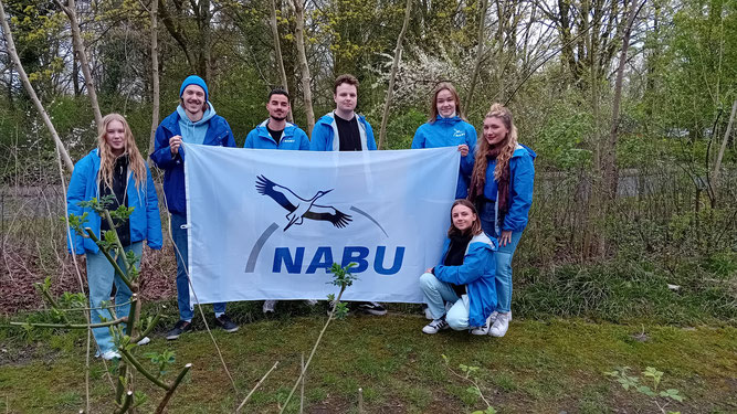 Das Werber-Team des NABU in der ersten Woche. Foto: Bettina Schroeder