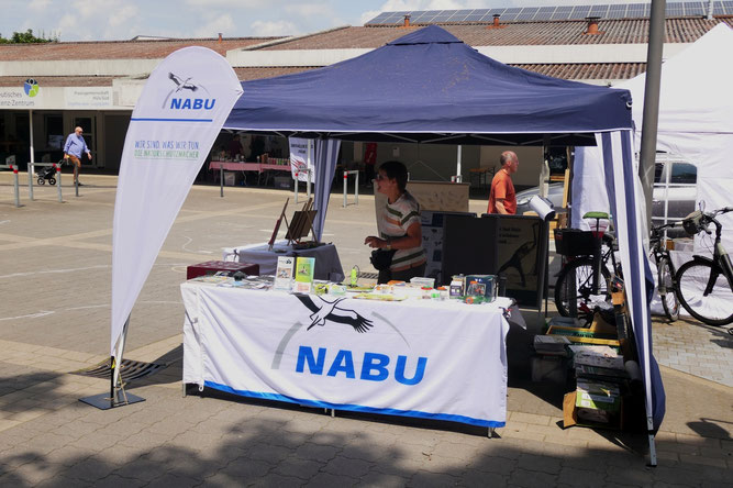 Der NABU Stand beim Markt der Möglichkeiten