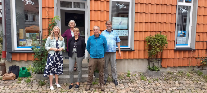 Foto: NABU Osterode, von links: Doreen Fragel, Gabriele Hoffmann, Andrea Sermond, Heiner Wendt, Wolfgang Rackow
