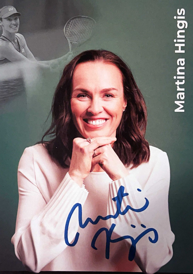 Martina Hingis Autograph Autogramm